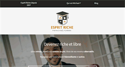 Desktop Screenshot of esprit-riche.com