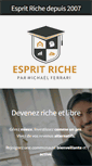 Mobile Screenshot of esprit-riche.com